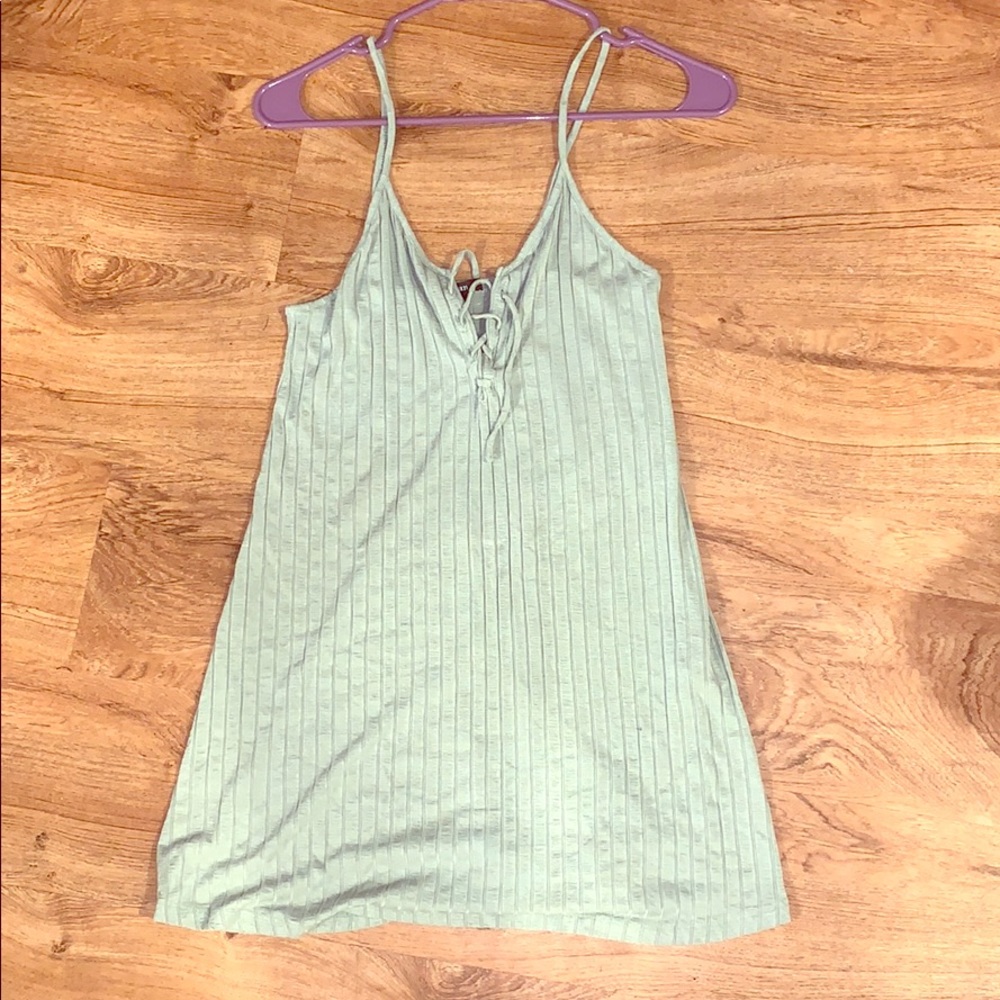 Pastel green dress